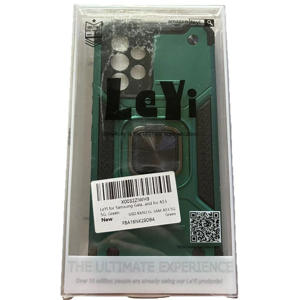 Leyi For Samsung Galaxy A53 5G Phone Case w/Kickstand